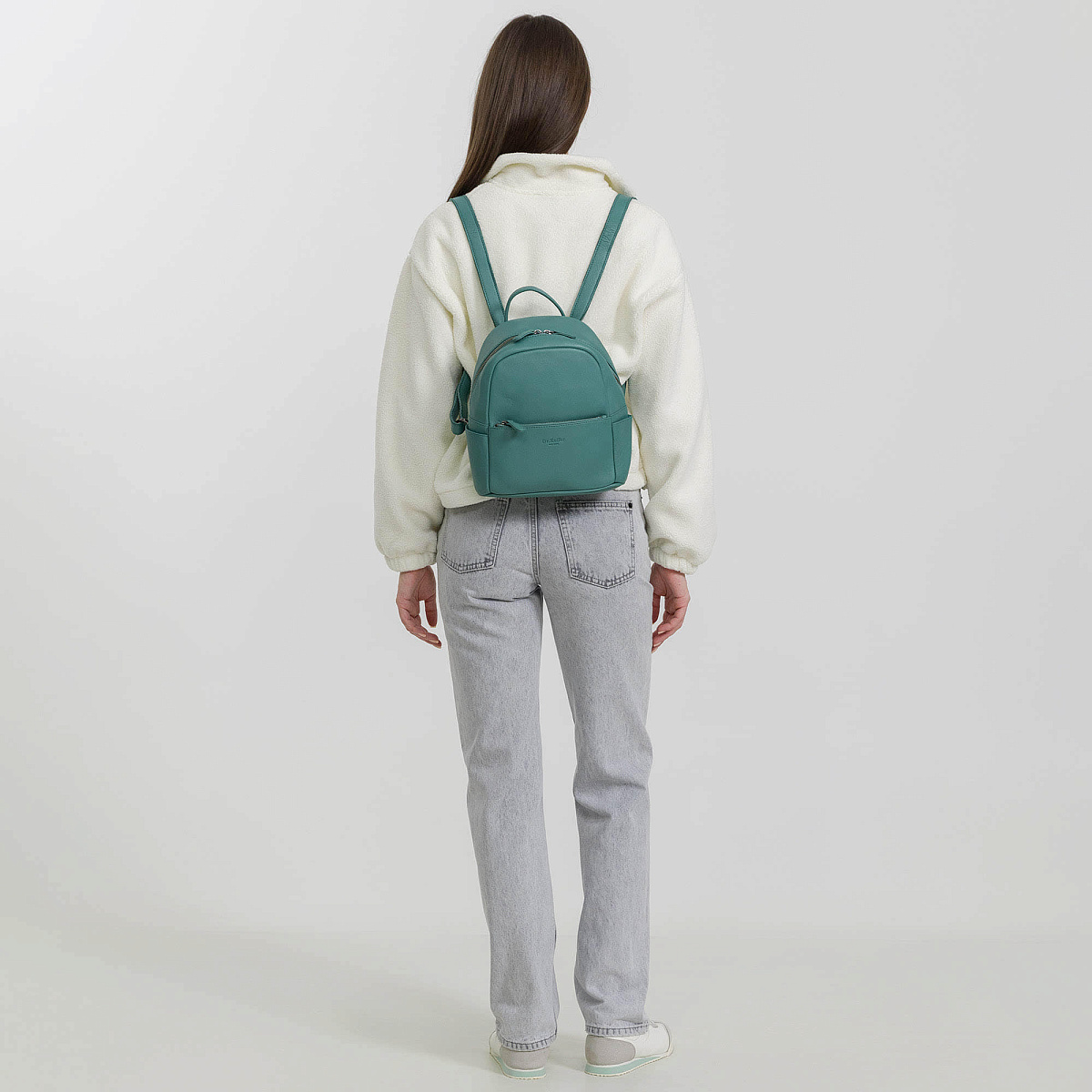 Рюкзак Dr.Koffer из натуральной кожи зеленый