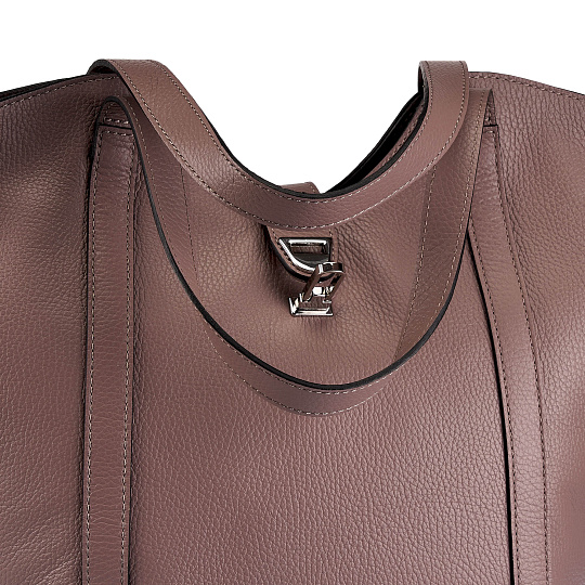 Женская сумка Dr. Koffer из натуральной кожи розовая