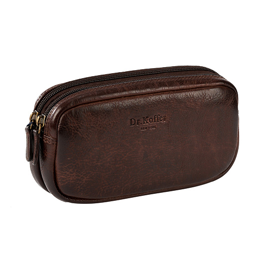 Несессер Dr.Koffer из натуральной кожи коричневый