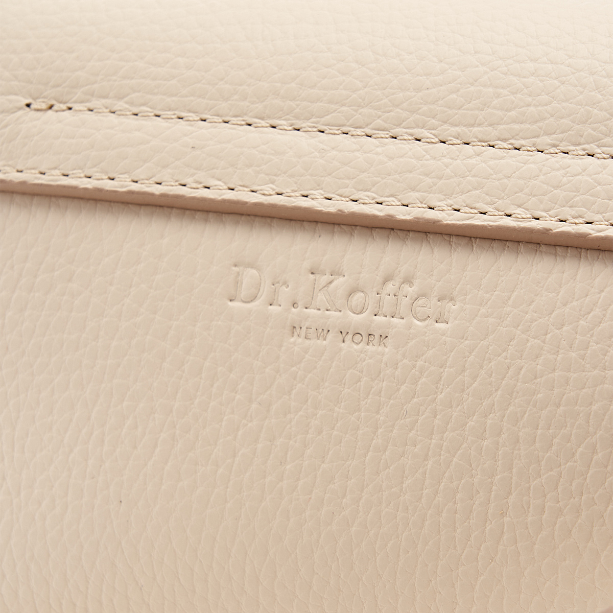 Женская сумка Dr. Koffer из натуральной кожи белая