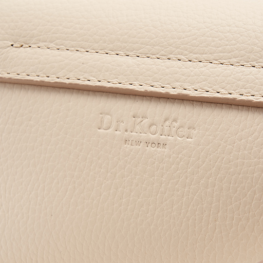 Женская сумка Dr. Koffer из натуральной кожи белая