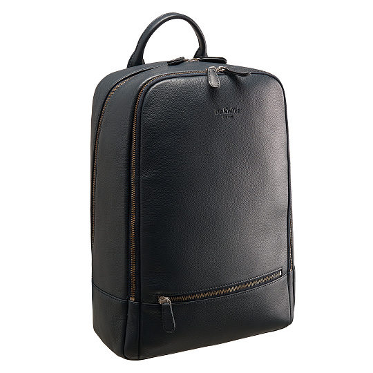 Рюкзак Dr.Koffer из натуральной кожи синий