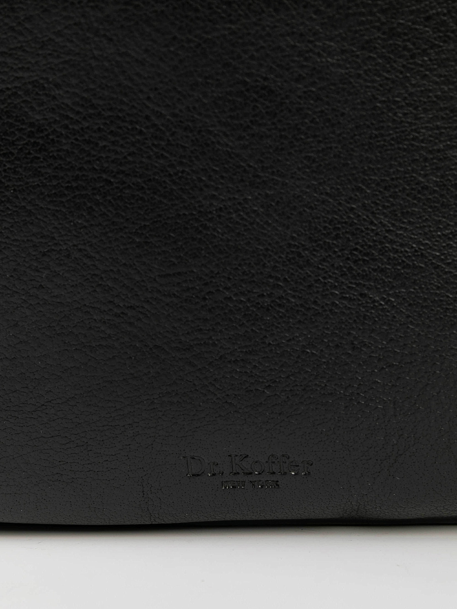 Женская сумка Dr.Koffer из натуральной кожи черная