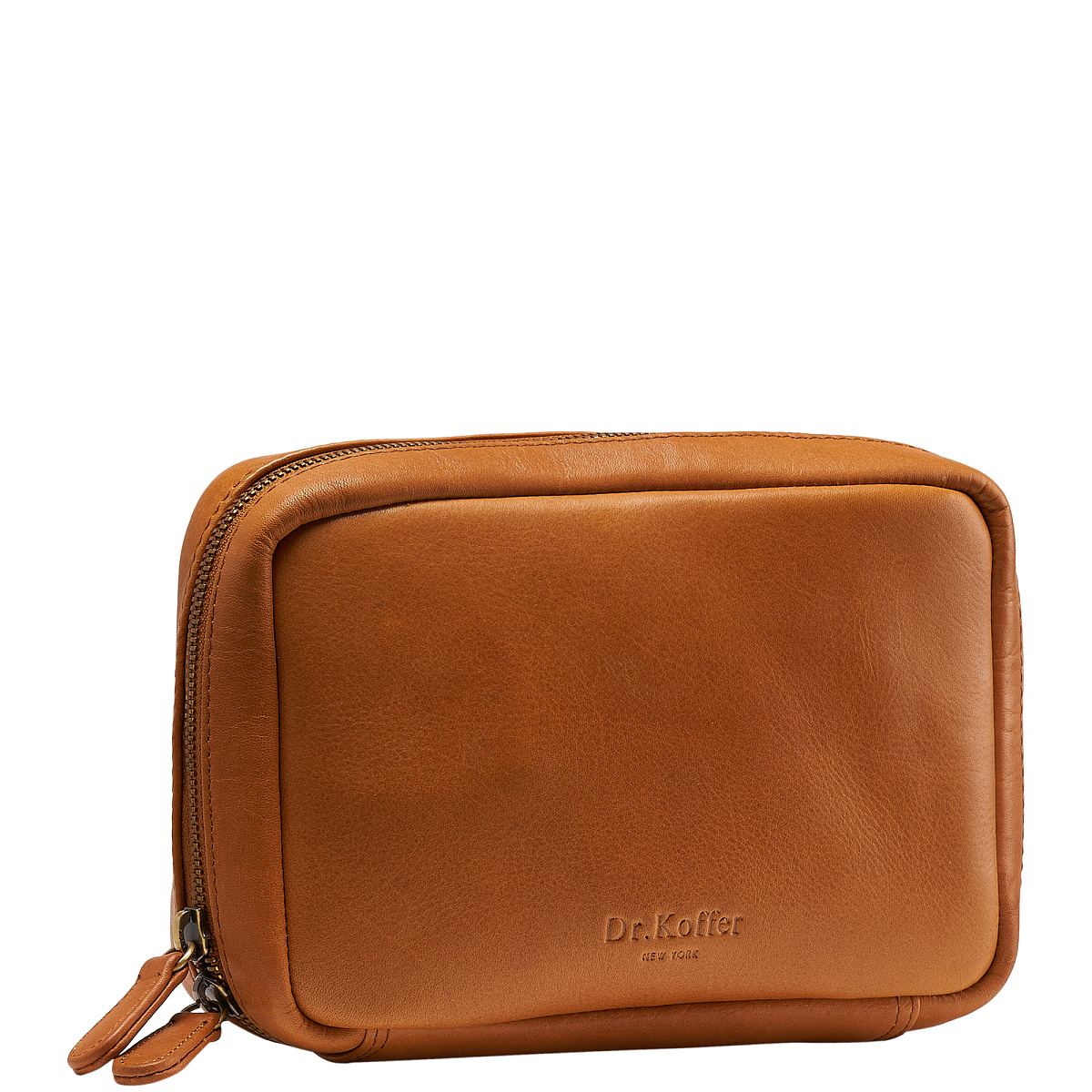 Несессер Dr.Koffer из натуральной кожи коричневый