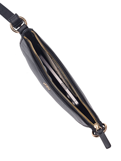 Женская сумка Dr. Koffer из натуральной кожи черная