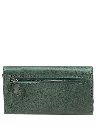 Кошелек Dr.Koffer из натуральной кожи зелёный