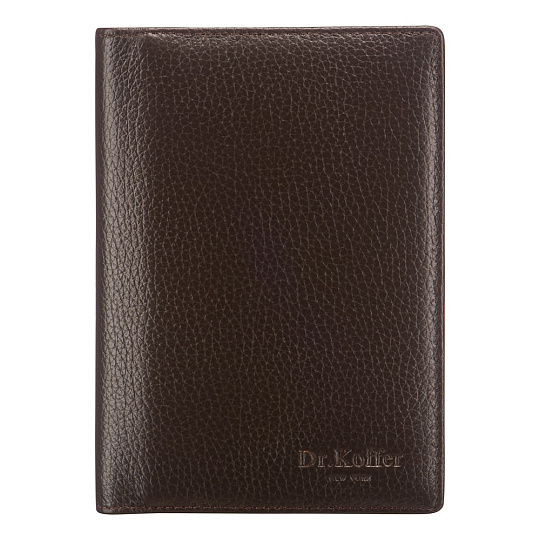 Обложка для паспорта/автодок из натуральной кожи Dr. Koffer