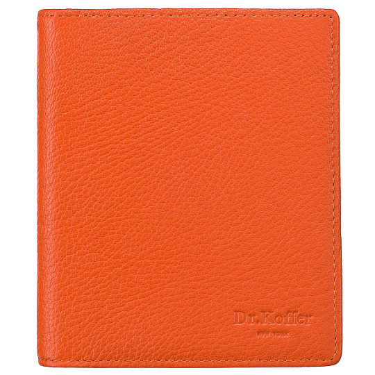 Красная объемная визитница в форме бумажник-портмоне Dr.Koffer X510304-170-63