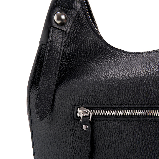 Женская сумка Dr.Koffer из натуральной кожи черная