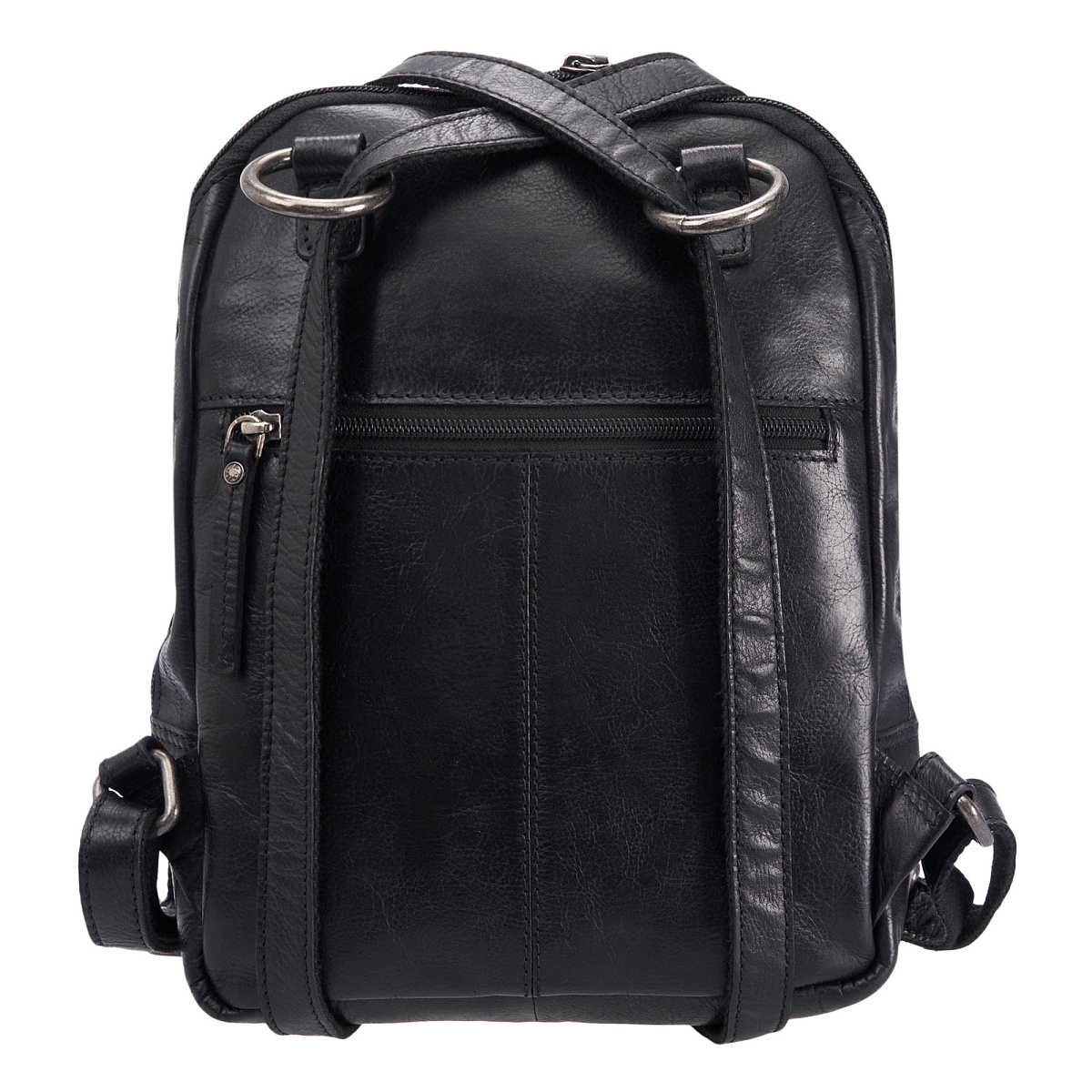 Рюкзак Dr.Koffer из натуральной кожи черный