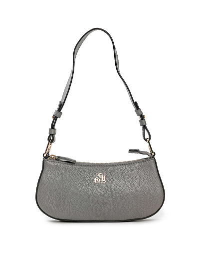 Женская сумка Dr. Koffer из натуральной кожи серая