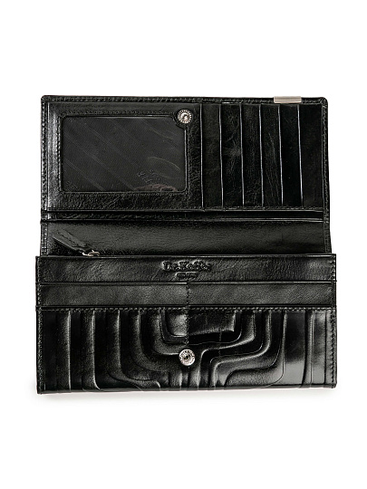 Портмоне Dr.Koffer из натуральной кожи черное