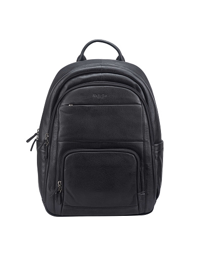 Рюкзак Dr. Koffer из натуральной кожи черный