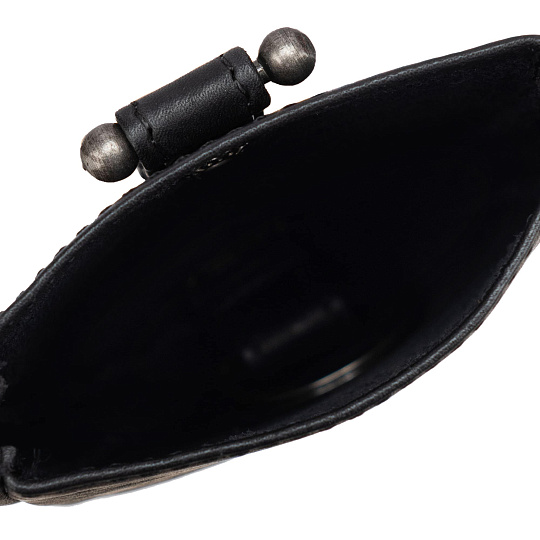 Ключница Dr.Koffer из натуральной кожи черная