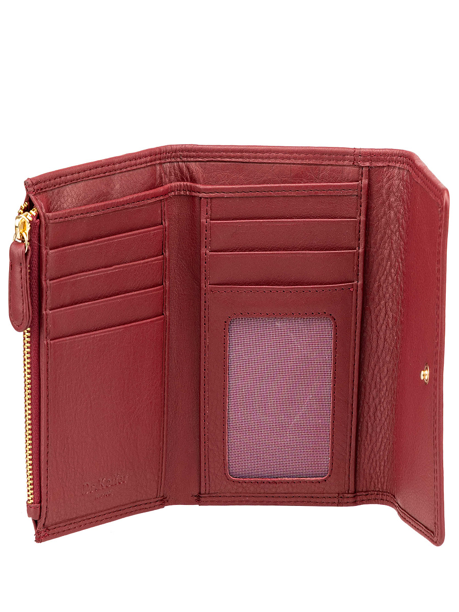 Портмоне Dr.Koffer из натуральной кожи черное