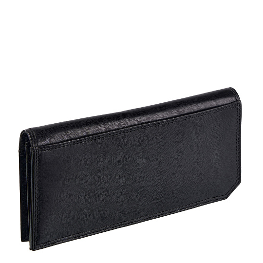 Портмоне Dr.Koffer из натуральной кожи черное