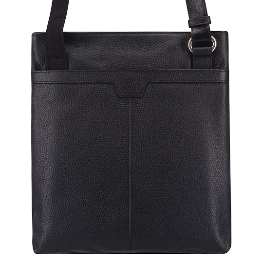 Сумка через плечо Dr.Koffer из натуральной кожи черная