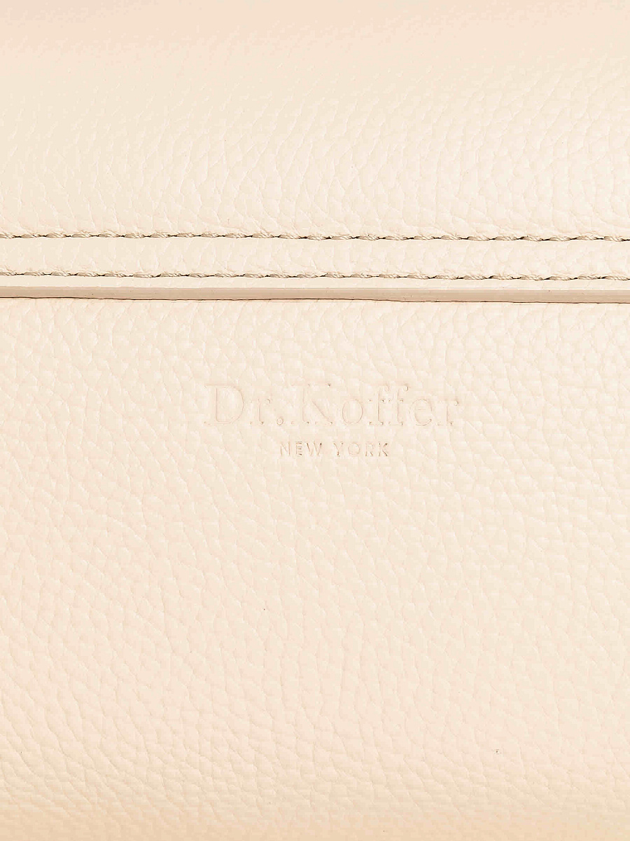 Женская сумка Dr. Koffer из натуральной кожи белая