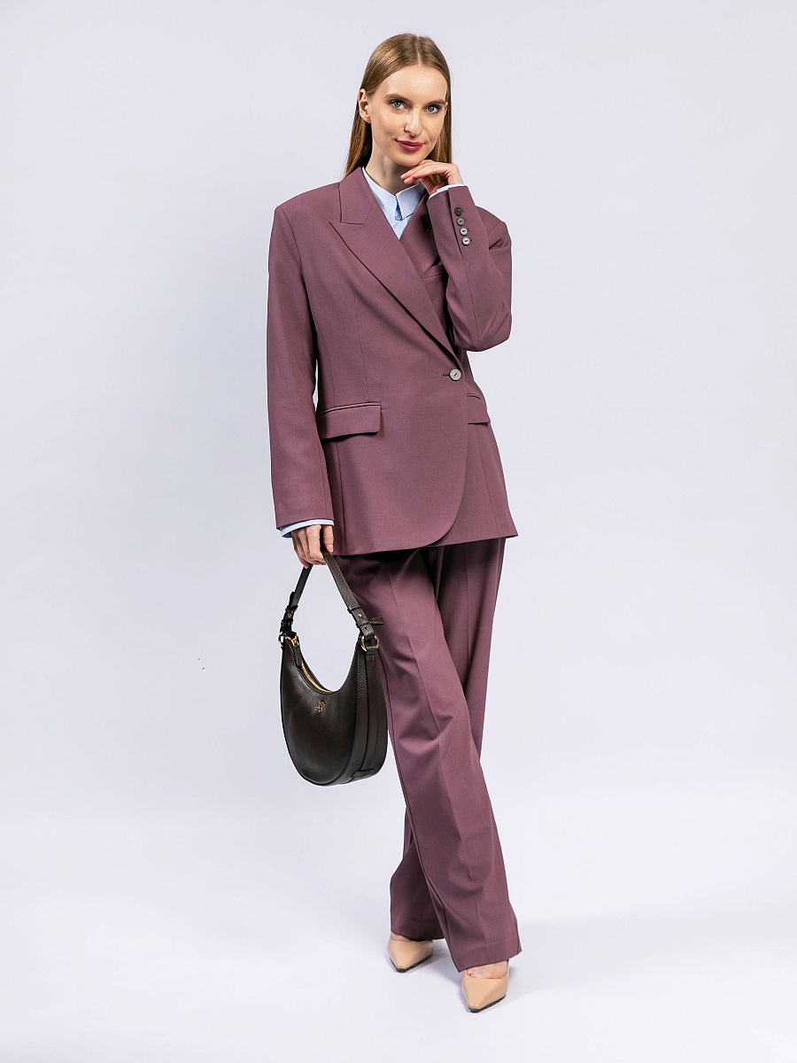 Женская сумка Dr. Koffer из натуральной кожи коричневая