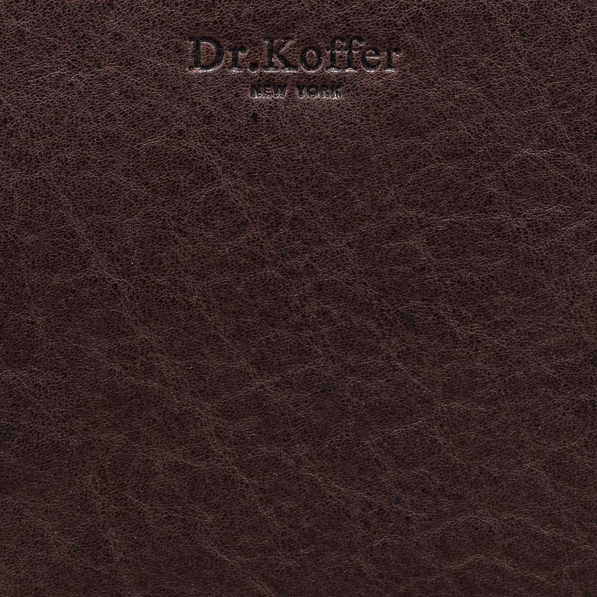 Ключница Dr.Koffer из натуральной кожи темно-коричневая