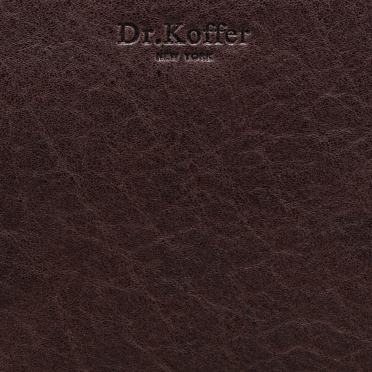 Ключница Dr.Koffer из натуральной кожи темно-коричневая