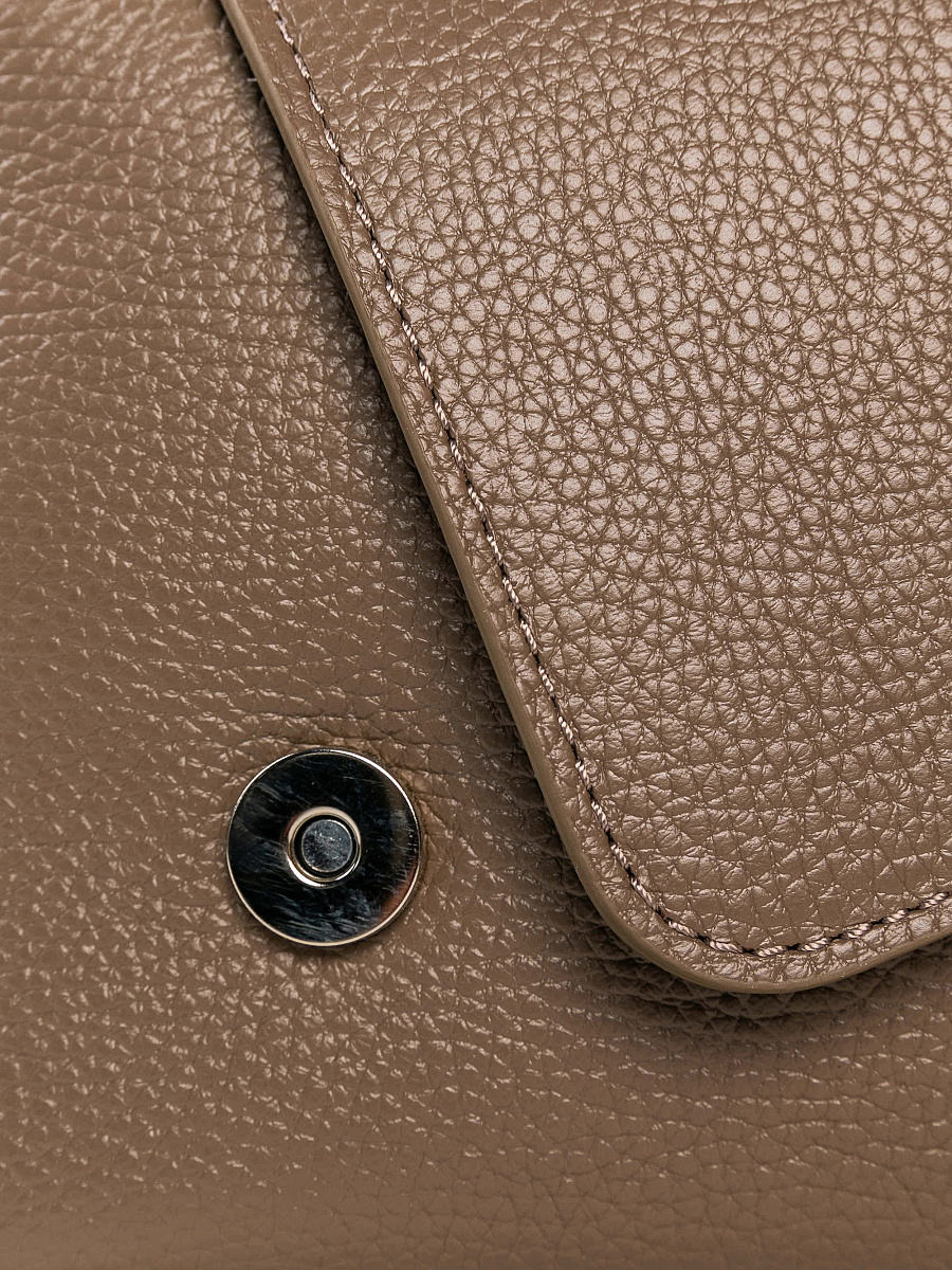 Женская сумка Dr. Koffer из натуральной кожи коричневая