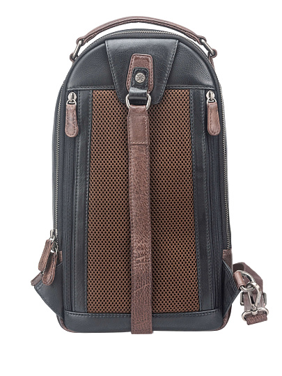 Рюкзак Dr. Koffer из натуральной кожи черный