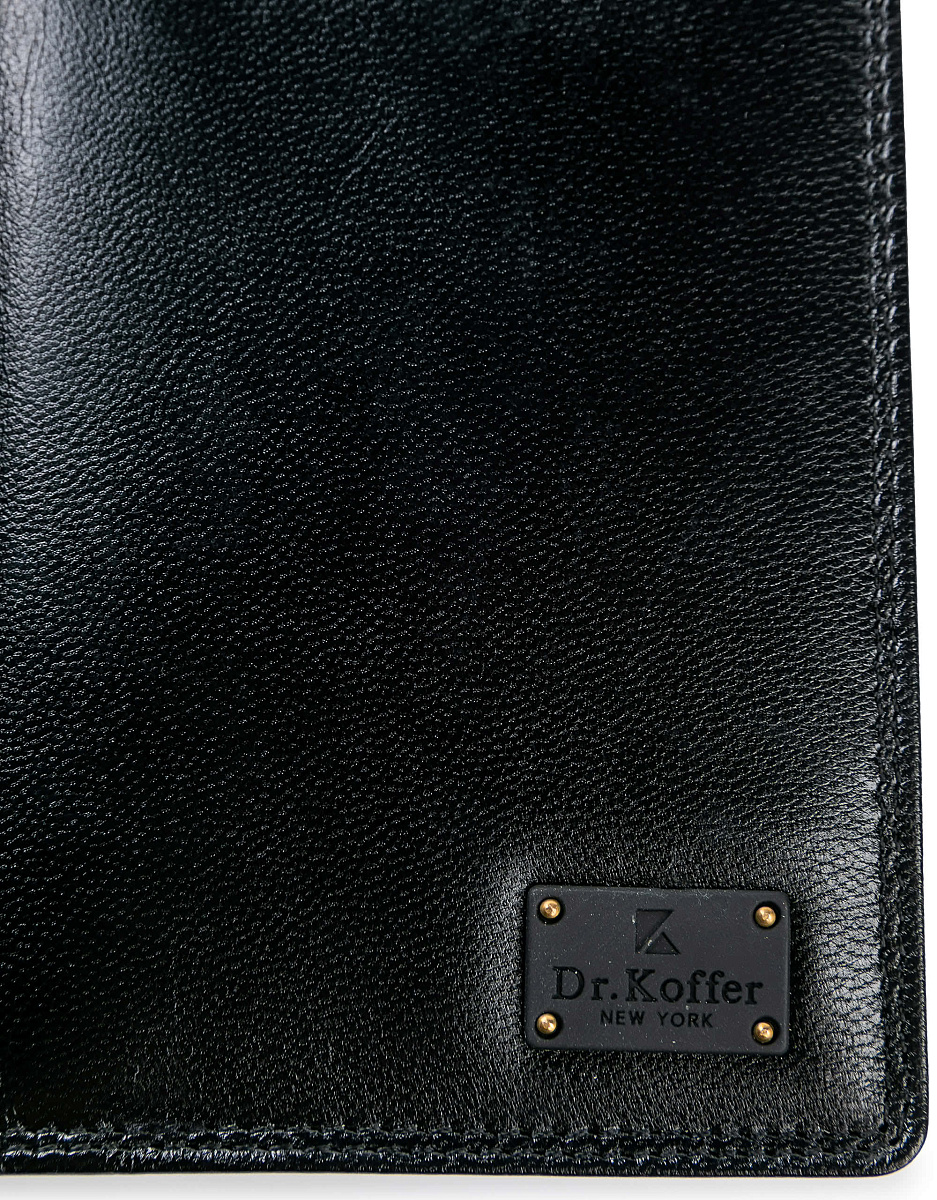 Обложка для паспорта/автодок из натуральной кожи Dr. Koffer