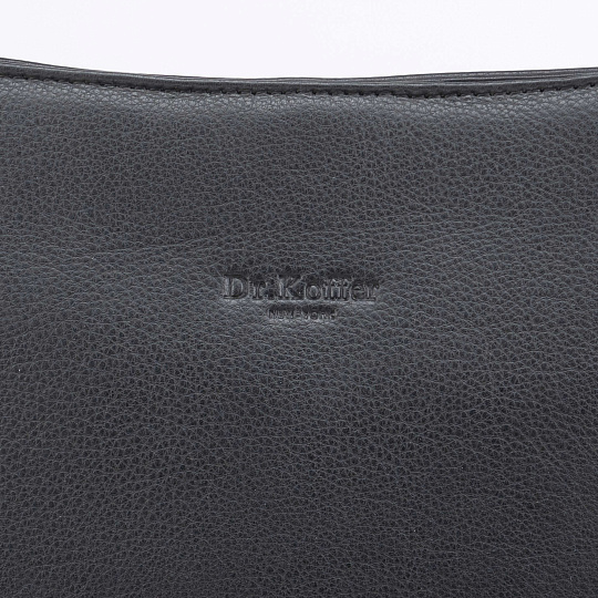 Женская сумка Dr.Koffer из натуральной кожи чёрная