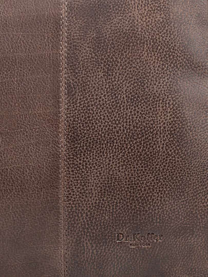 Сумка-рюкзак Dr. Koffer из натуральной кожи коричневая