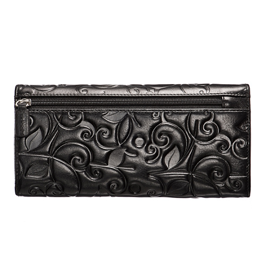 Портмоне Dr.Koffer из натуральной кожи черное