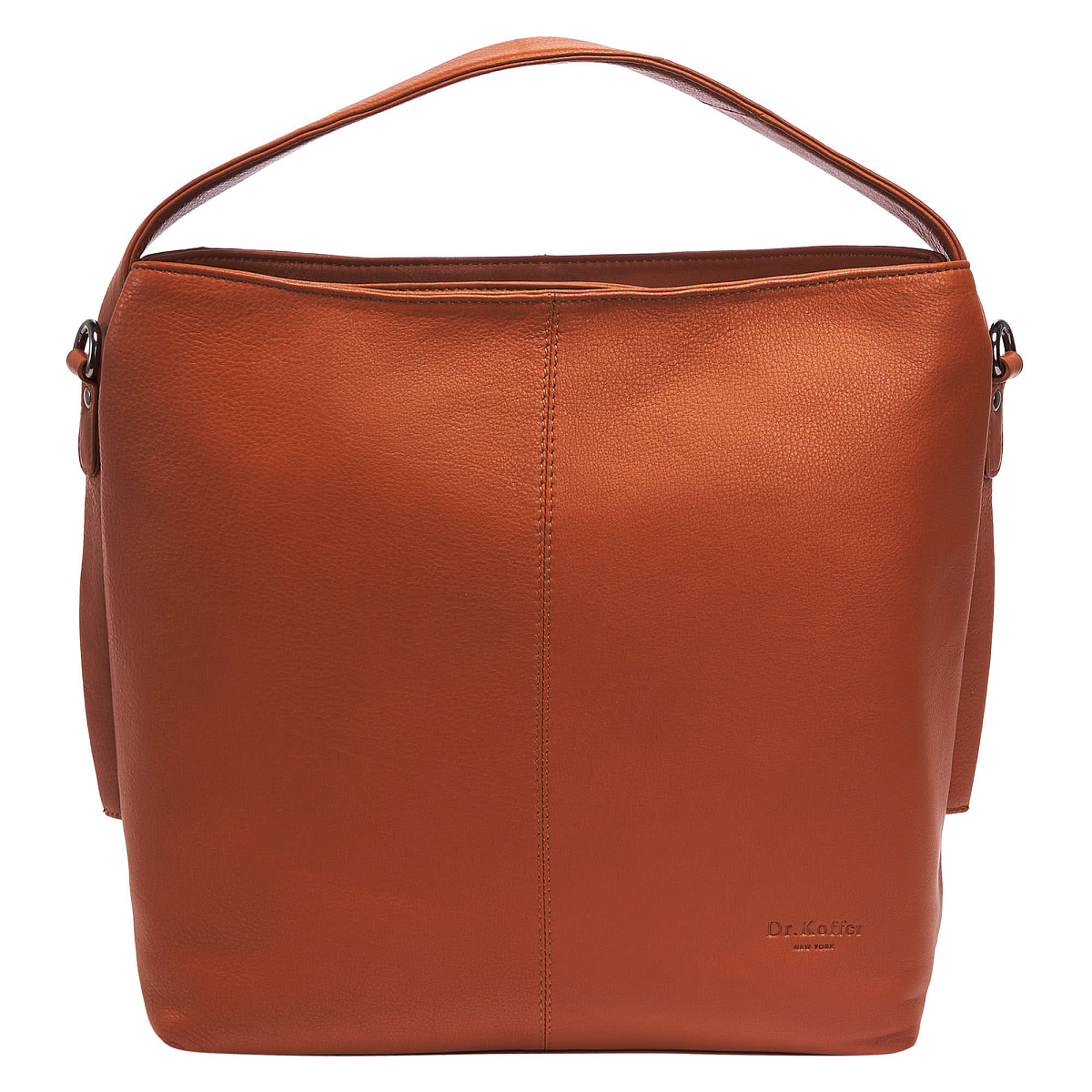 Женская сумка Dr.Koffer из натуральной кожи коричневая