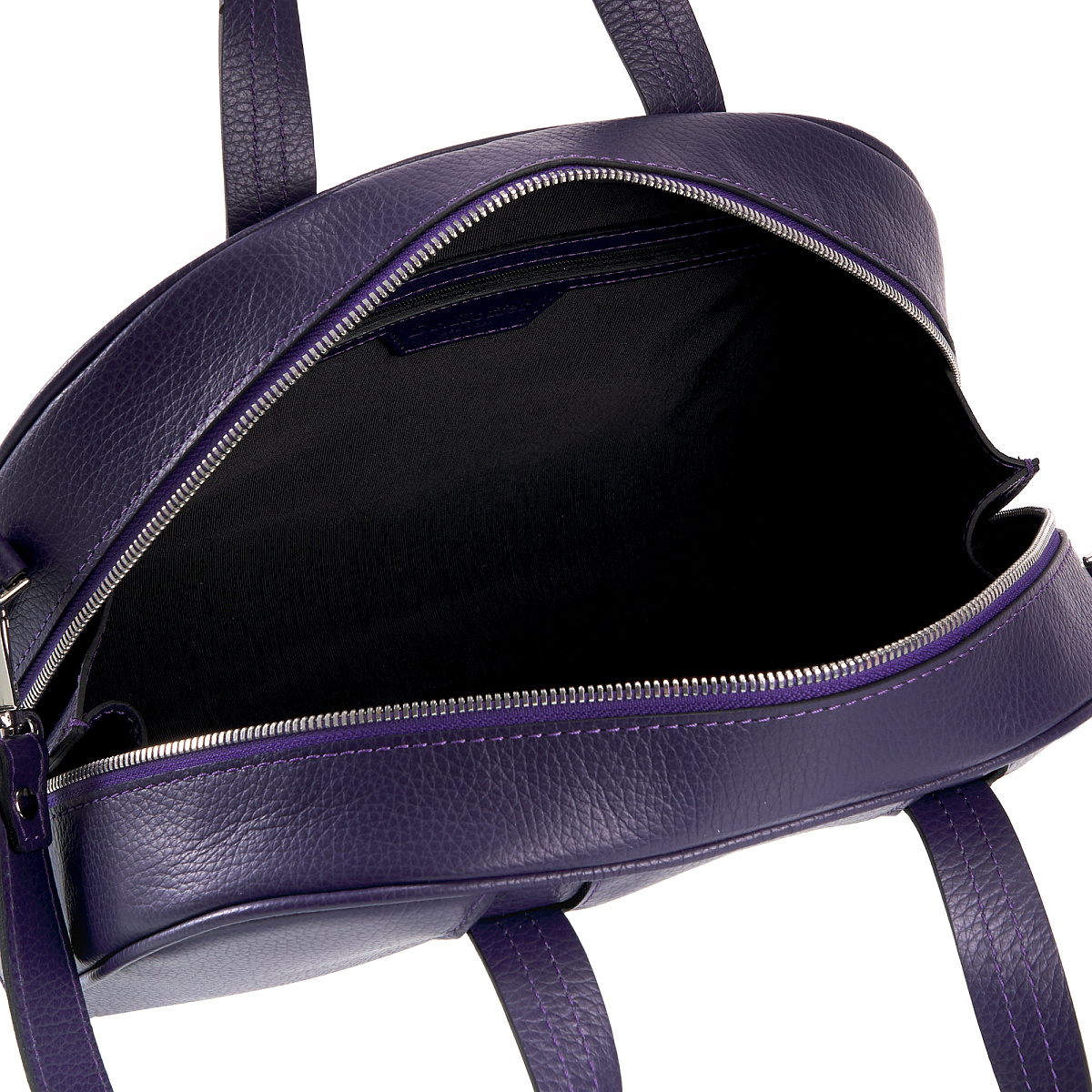 Женская сумка Dr. Koffer из натуральной кожи фиолетовая