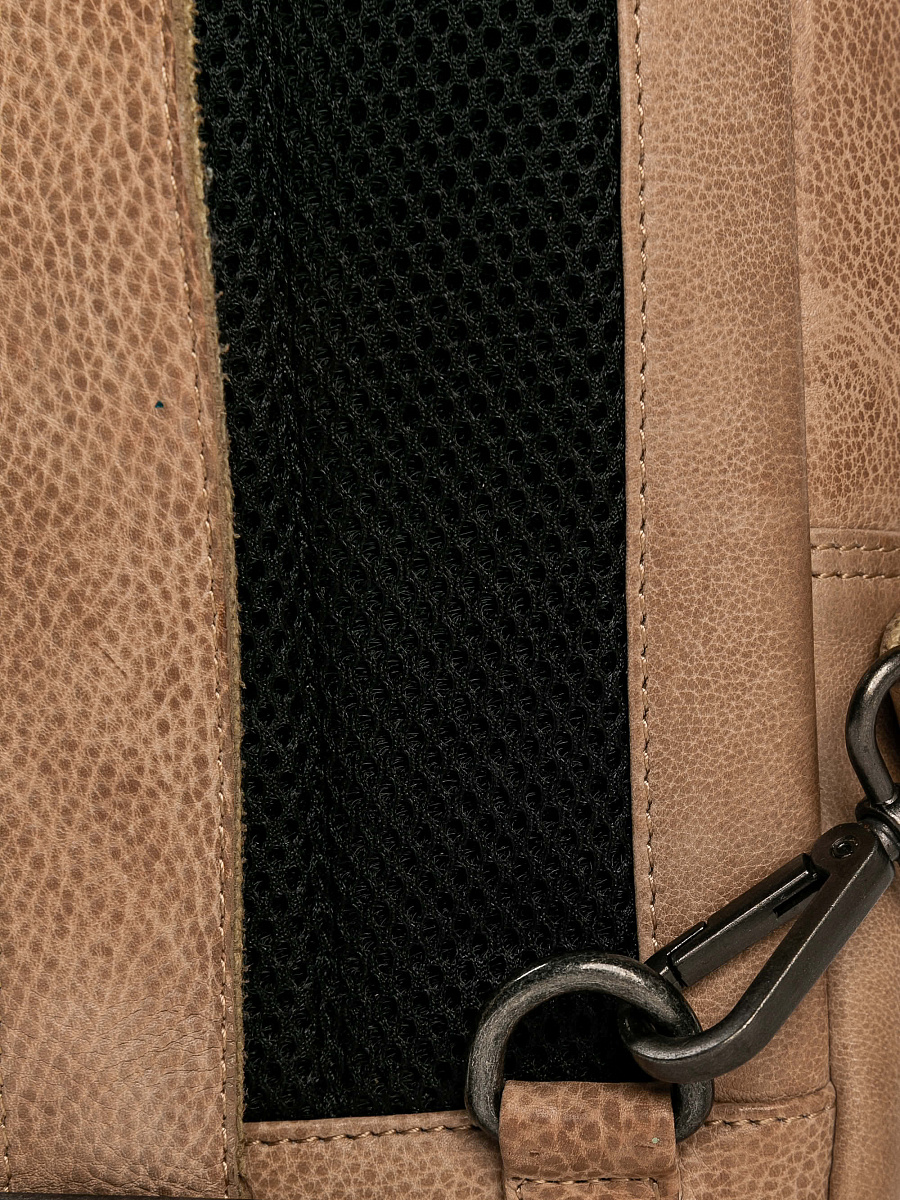 Рюкзак Dr. Koffer из натуральной кожи бежевый