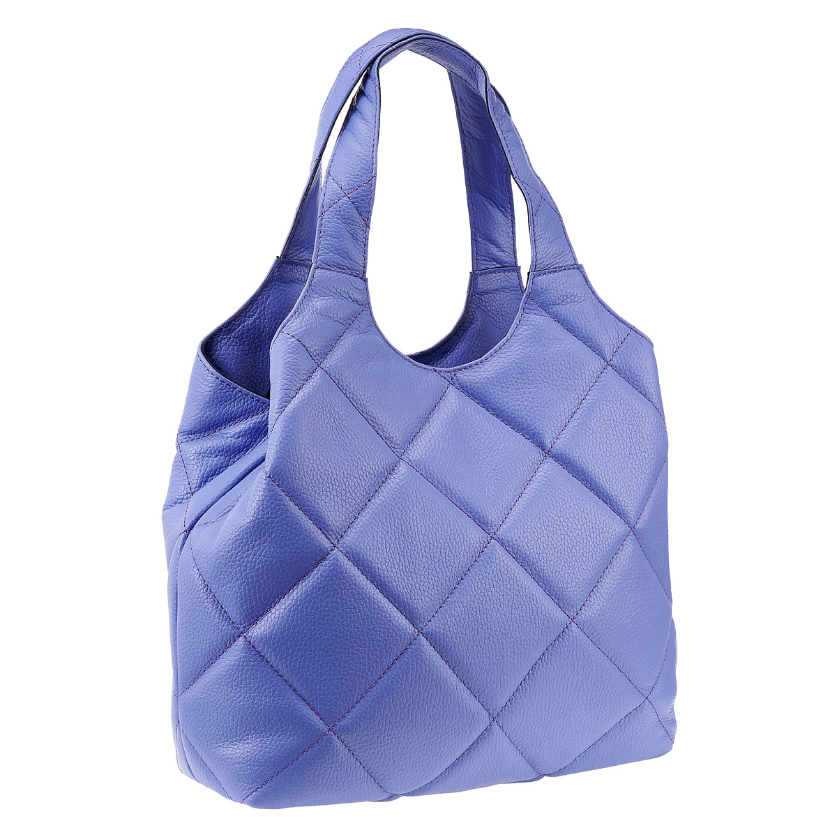 Женская сумка Dr. Koffer из натуральной кожи фиолетовая