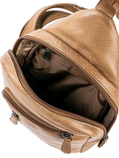 Рюкзак Dr.Koffer из натуральной кожи коричневый