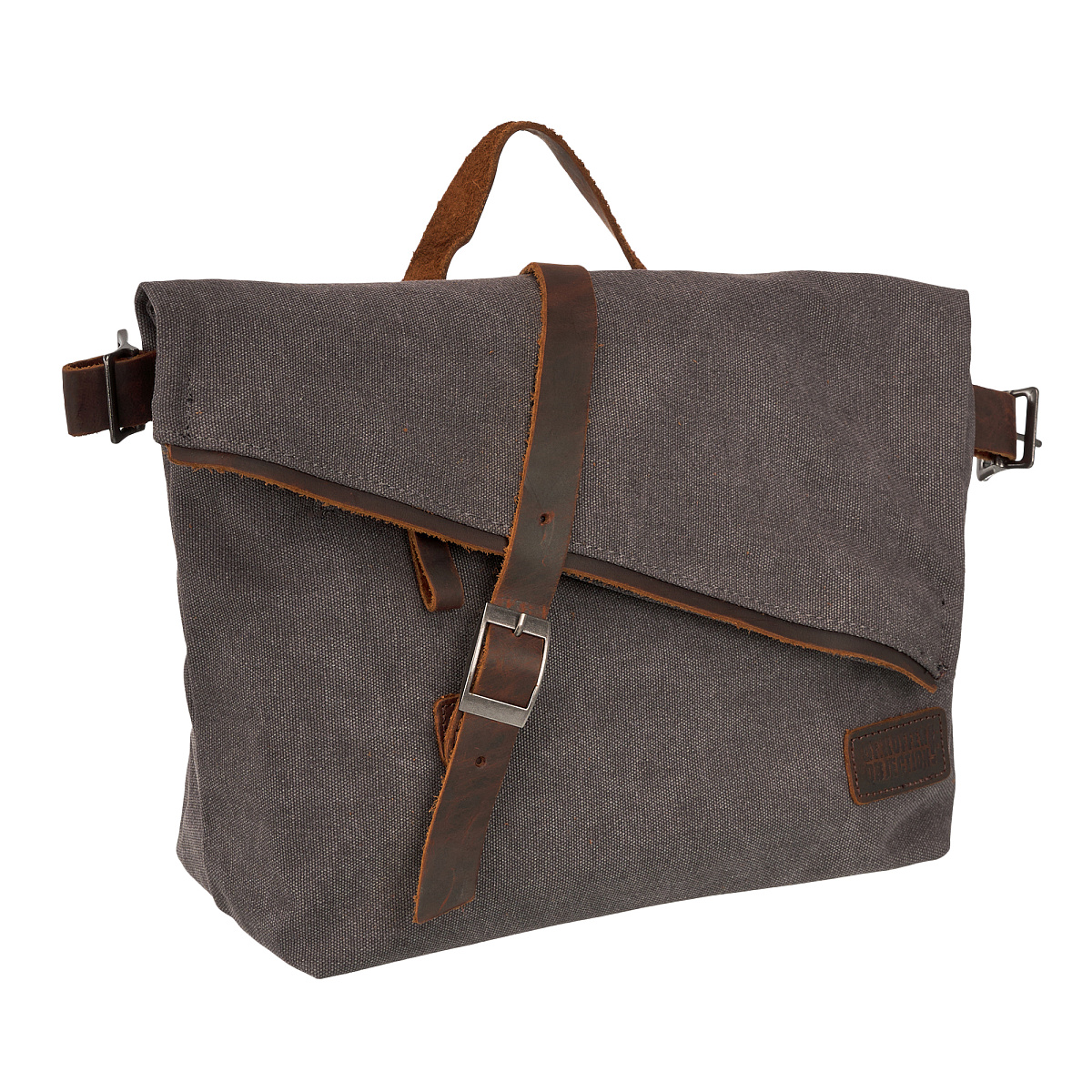 Сумка через плечо Dr.Koffer из канваса и натуральной кожи