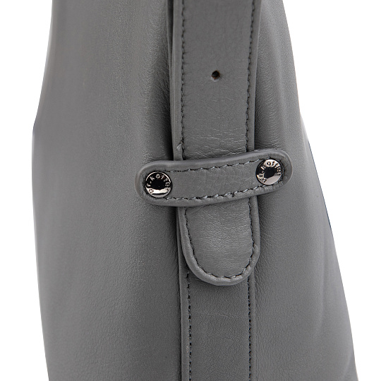 Женская сумка Dr.Koffer из натуральной кожи серая