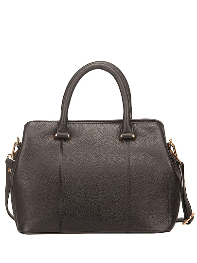 Женская сумка Dr. Koffer из натуральной кожи черная