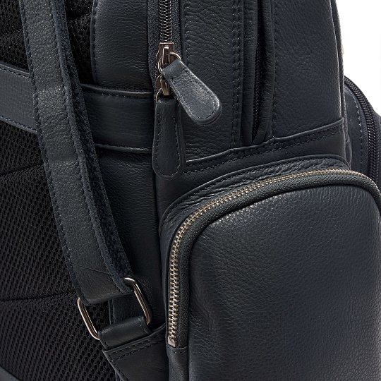 Рюкзак Dr.Koffer из натуральной кожи синий