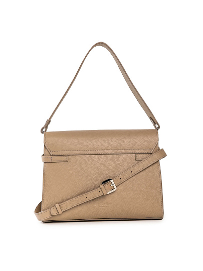 Женская сумка Dr. Koffer из натуральной кожи бежевая