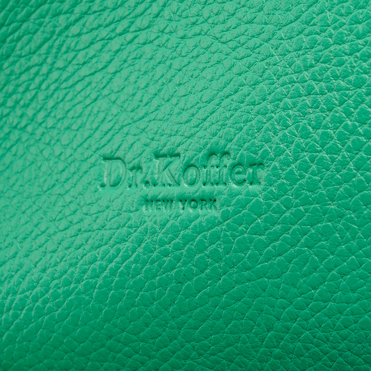 Женская сумка Dr. Koffer из натуральной кожи зеленая