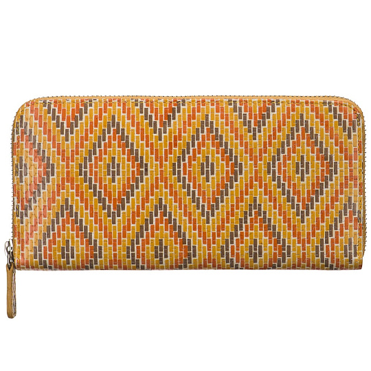 Портмоне Dr.Koffer из натуральной кожи желтое