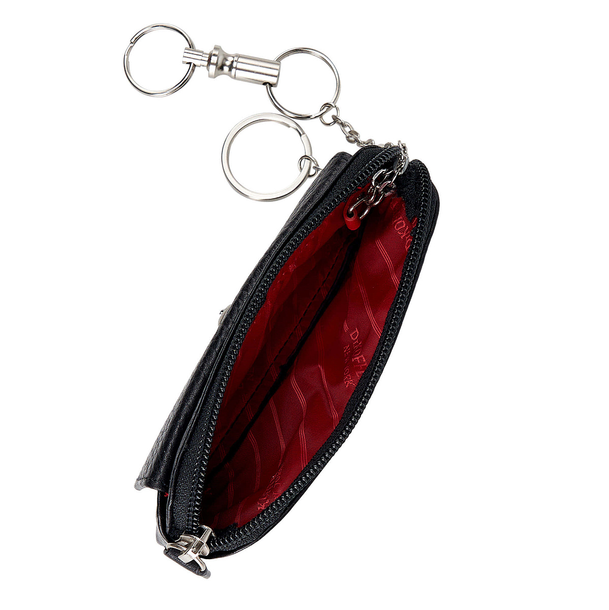 Ключница Dr.Koffer из натуральной кожи черная