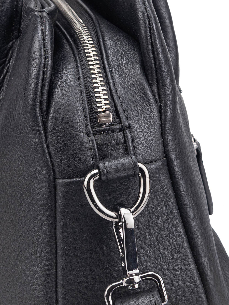 Женская сумка Dr.Koffer из натуральной кожи черная