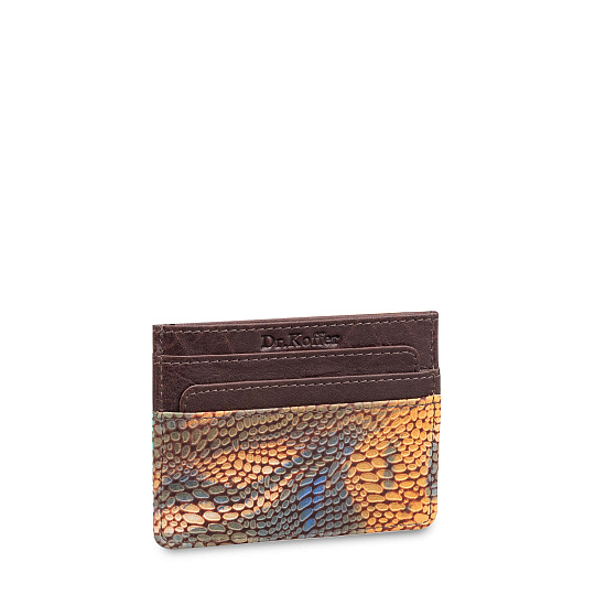 Кредитница Dr.Koffer из натуральной кожи коричневая