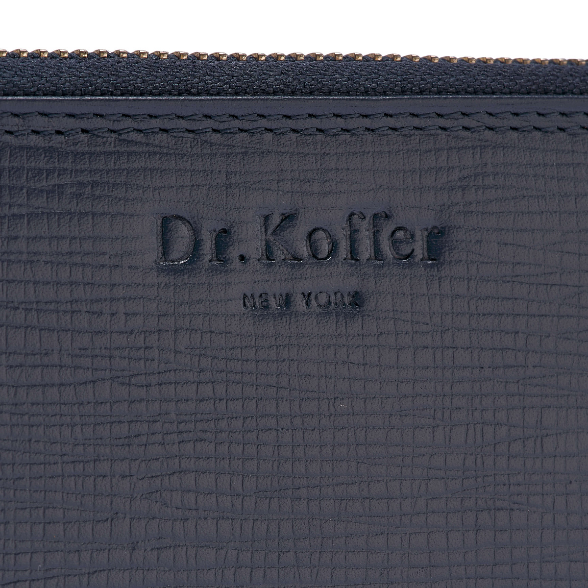 Портмоне Dr.Koffer из натуральной кожи синее