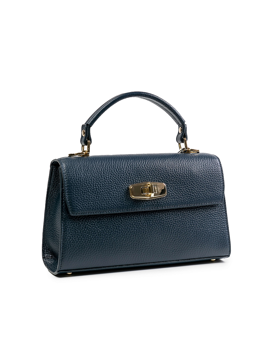 Женская сумка Dr.Koffer из натуральной кожи синяя