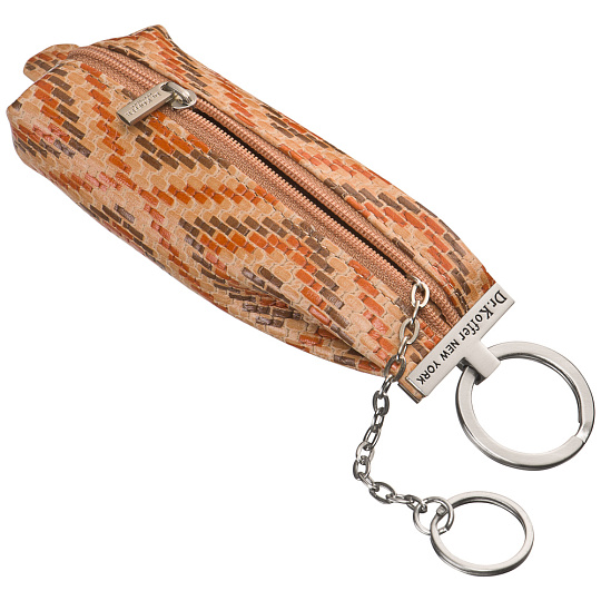 Ключница Dr.Koffer из натуральной кожи светло-коричневая