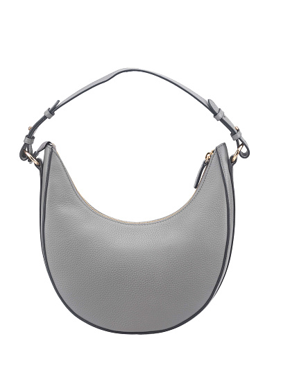 Женская сумка Dr. Koffer из натуральной кожи серая